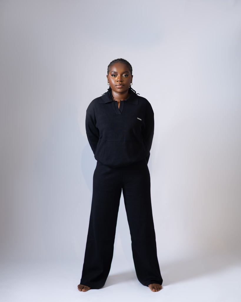 Sloft Drape Lounge Set (Black)