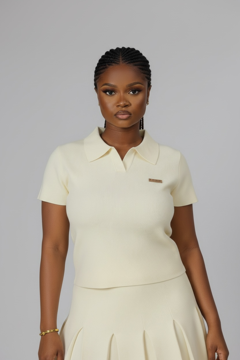 The Sloft Pleat Lounge Set (Butter Cream)