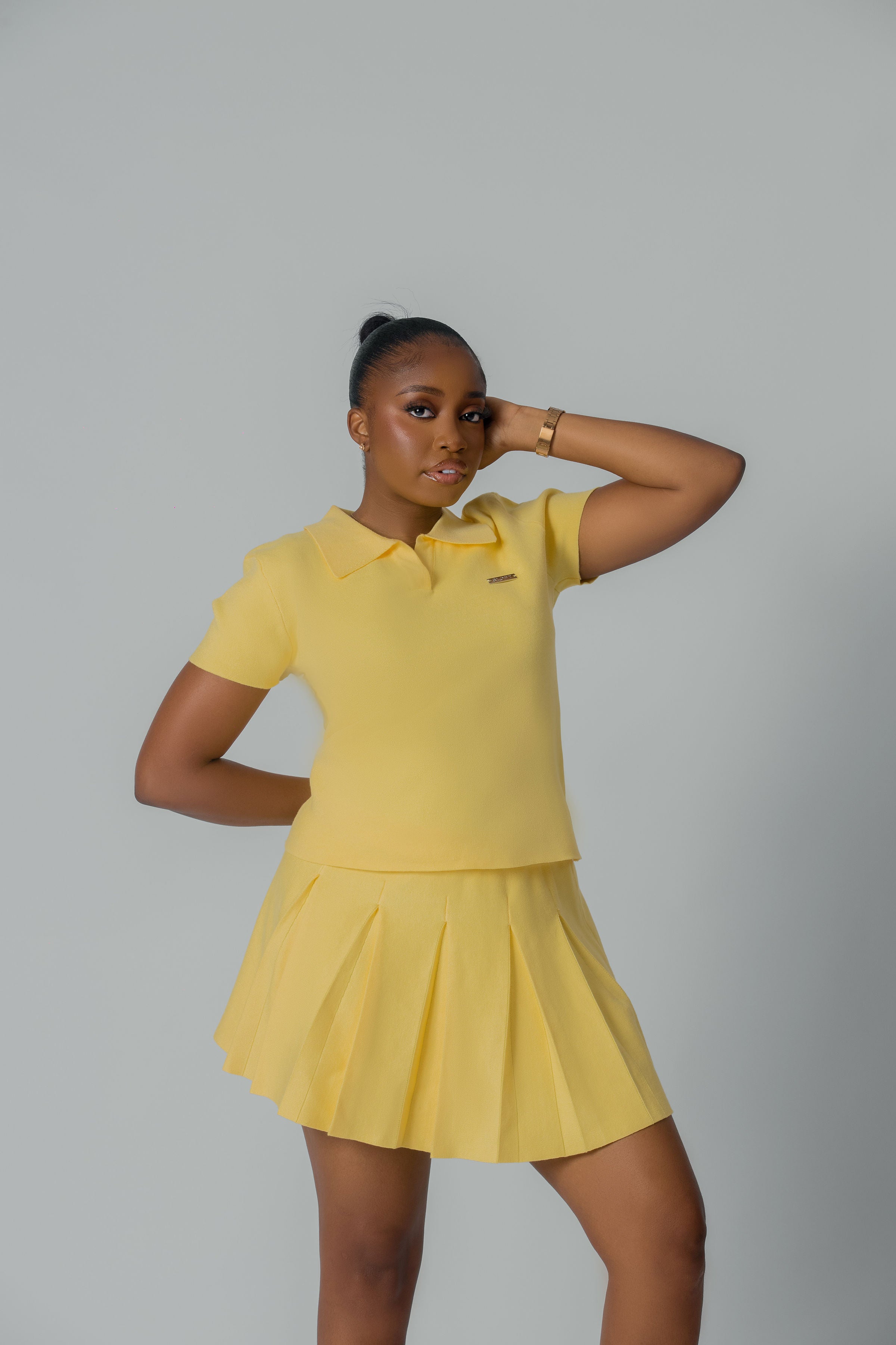 The Sloft Pleat Lounge Set (Sun Yellow)