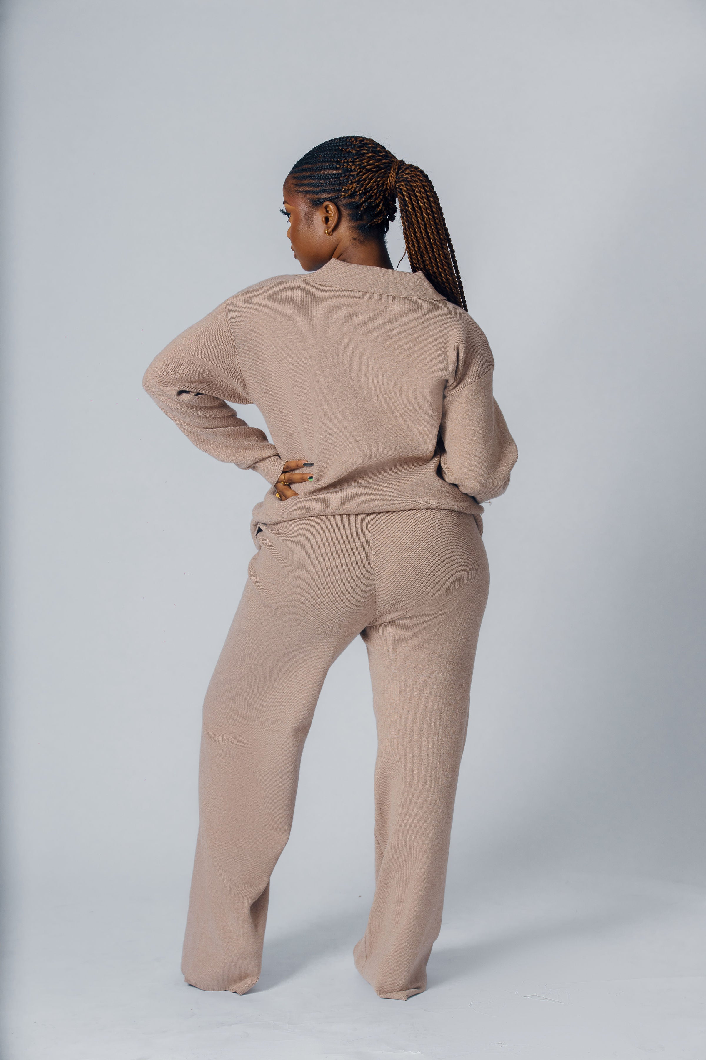 Sloft Drape Lounge Set (Tan)