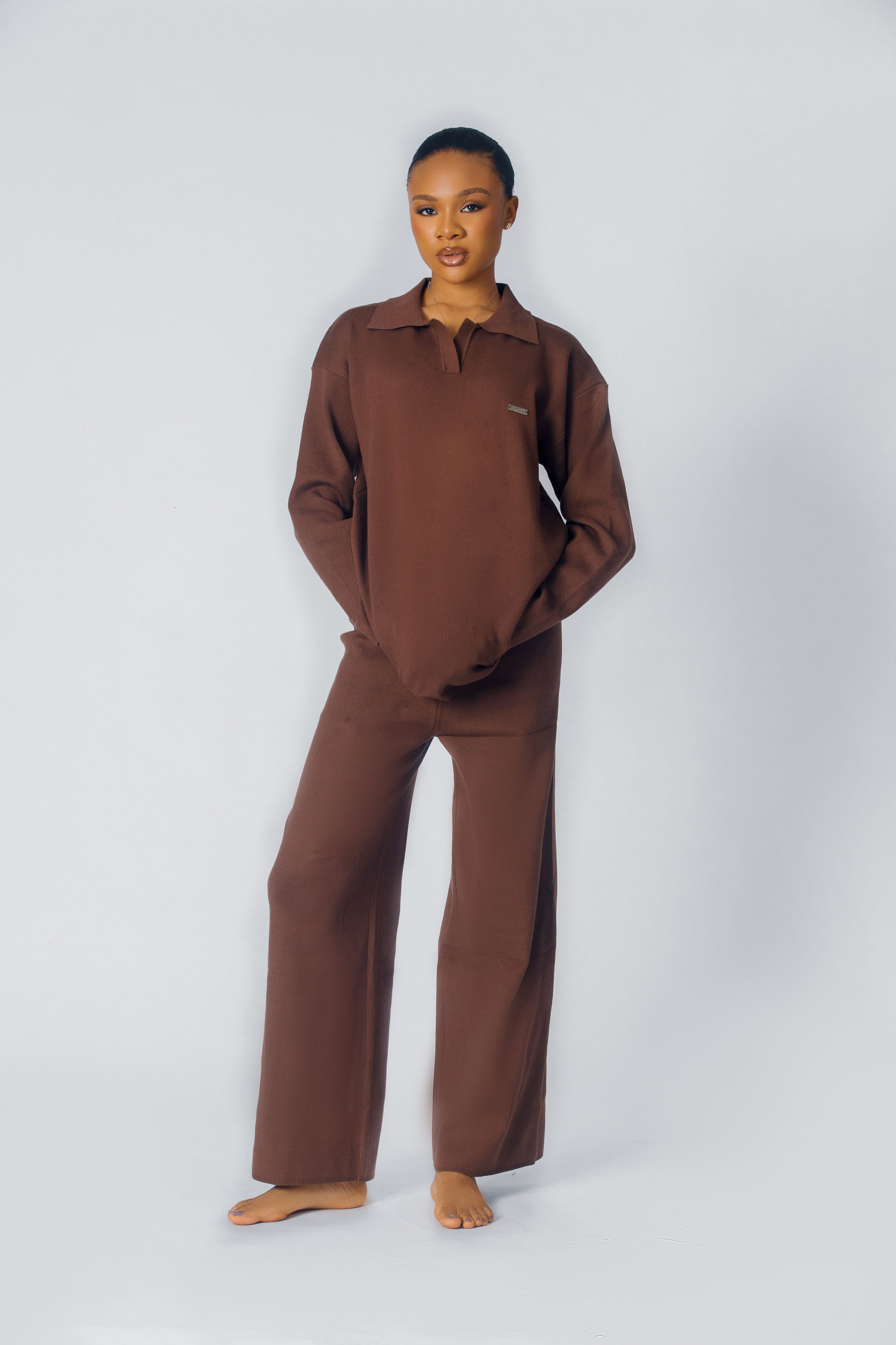 Sloft Drape Lounge Set (Brown)